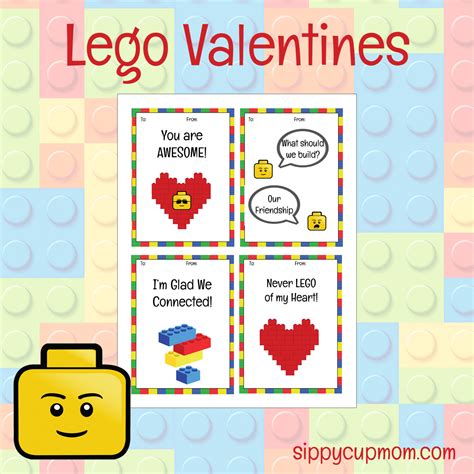 Put paint on your LEGO heart and press it onto each card. I swirled the paint a little on a paper plate so that I had a variety of pink and red on each card. Once you have stamped the heart on your card, dip the single LEGO piece into the paint and add a dot at the bottom of your heart to give it more shape. Set your cards aside to dry.